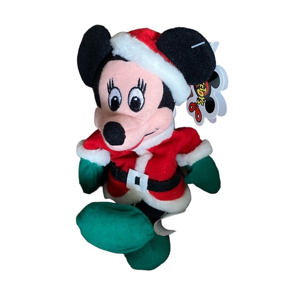 Minnie Mouse Christmas Santa Mini Bean Bag - Picture 3 of 14